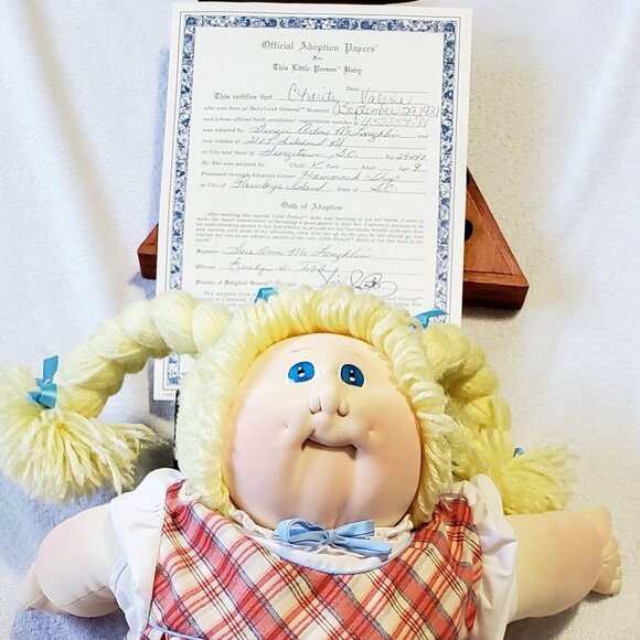 VINTAGE-1978 "The Little People"Soft Sculptures by Xavier Roberts "Charity"+DOCS - Picture 13 of 17